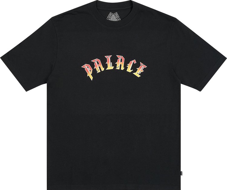 Футболка Palace x Spitfire P-Fire T-Shirt 'Black', черный футболка palace x spitfire с p head цвет белый