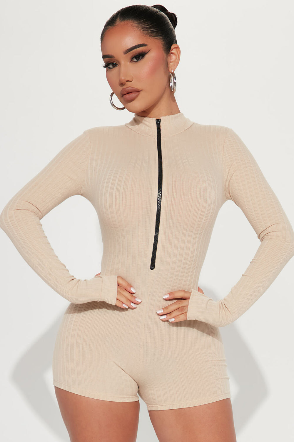 

Комбинезон Fashion Nova MXP5041, бежевый
