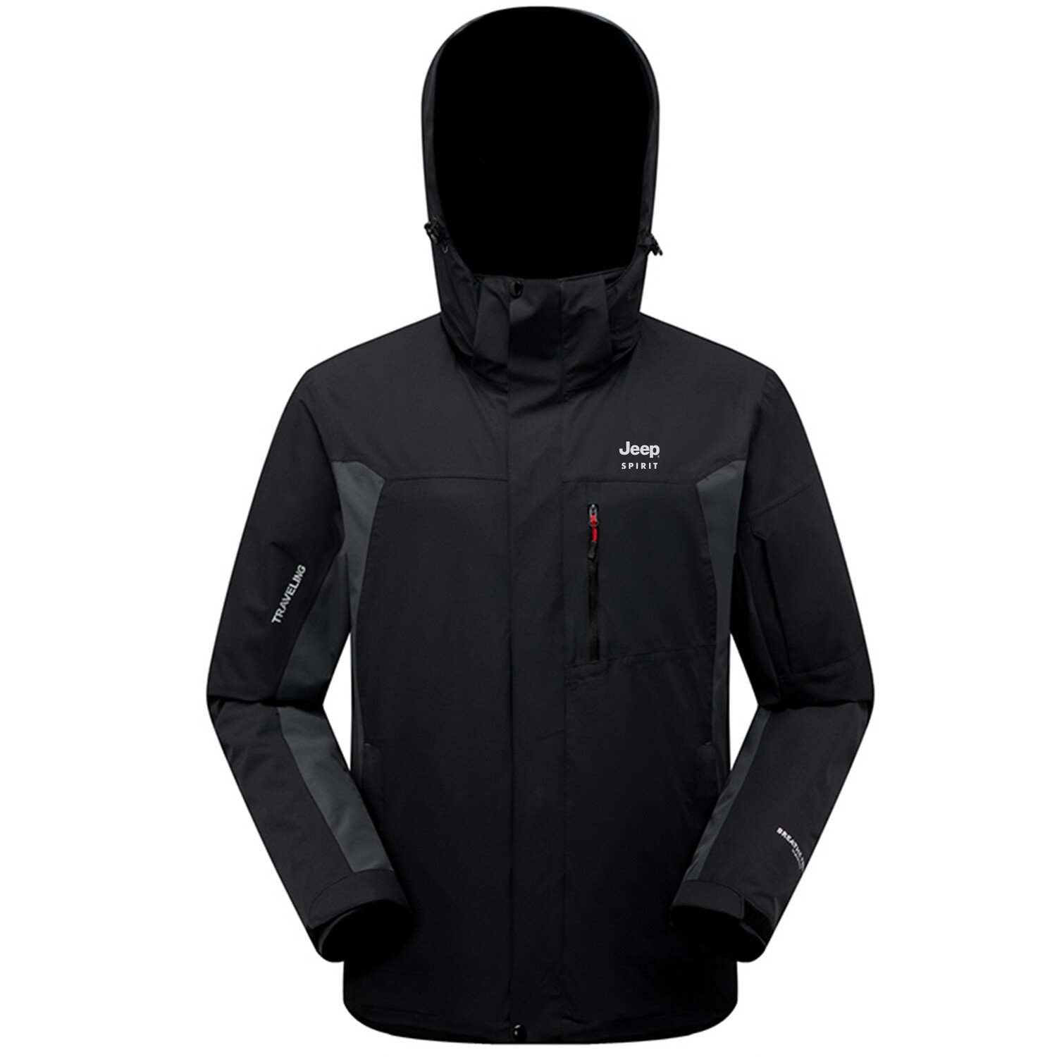 

Куртка унисекс Jeep Spirit, цвет Male black