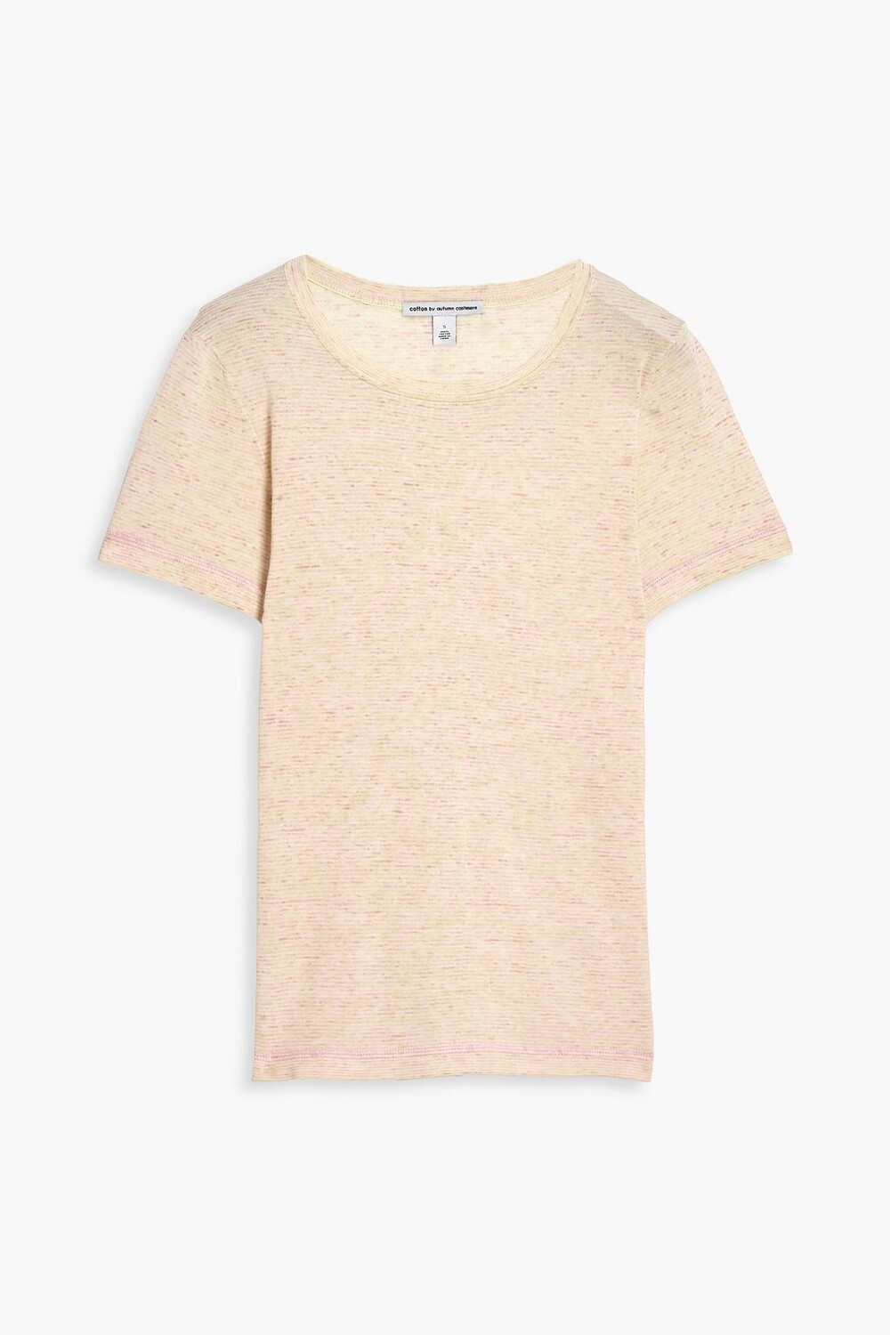 

Полосатая футболка из хлопкового джерси Cotton By Autumn Cashmere, оранжевый