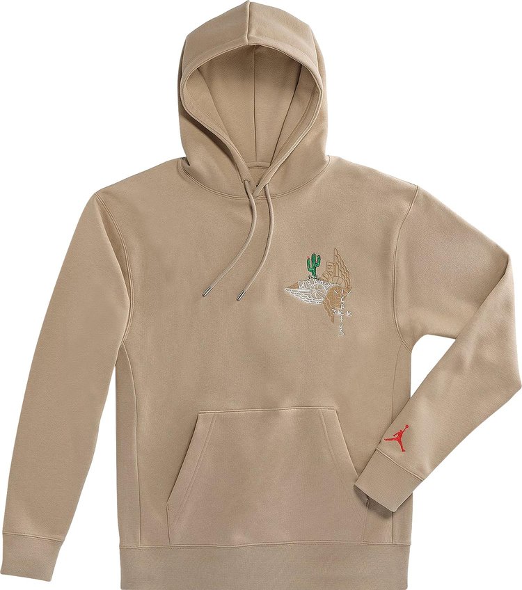 Cactus Jack by Travis Scott x Jordan Pullover Hoodie Khaki