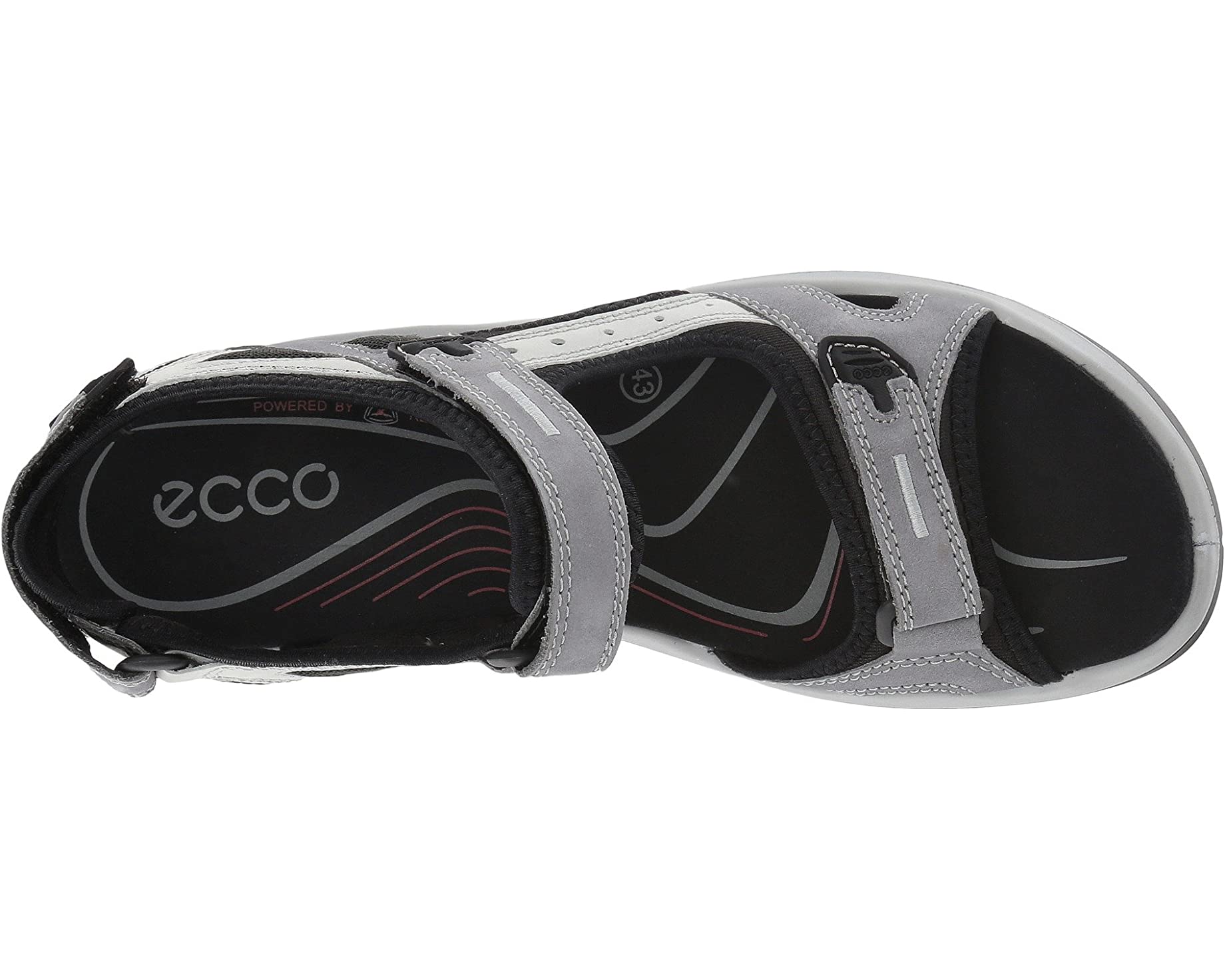 Сандалии Yucatan Sandal ECCO Sport, титан сандалии yucatan coast sandal ecco sport цвет black black