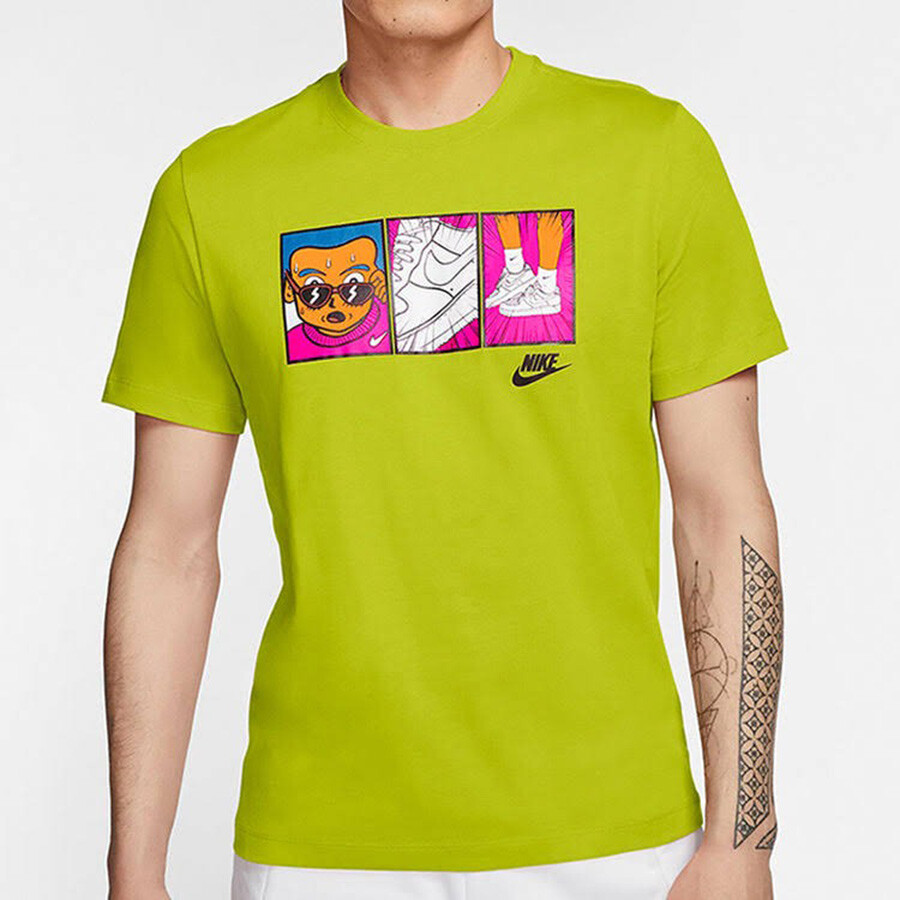 

Футболка Nike Sportswear Applique Short-sleeve, светло-зеленый