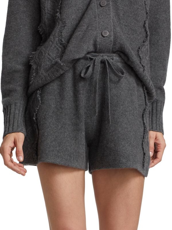 

Кашемировые Шорты Splendid Heather Camelia с кулиской, charcoal