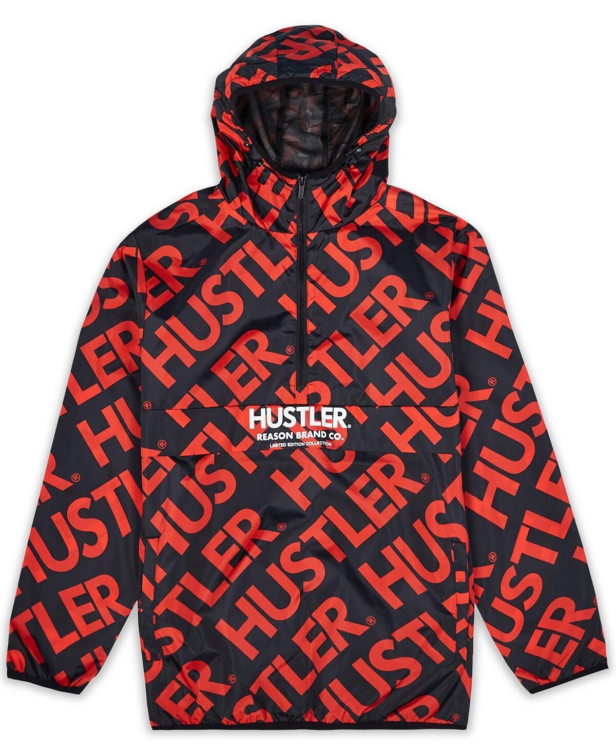 

Мужская куртка hustler anorak с капюшоном для больших и высоких людей Reason, мульти