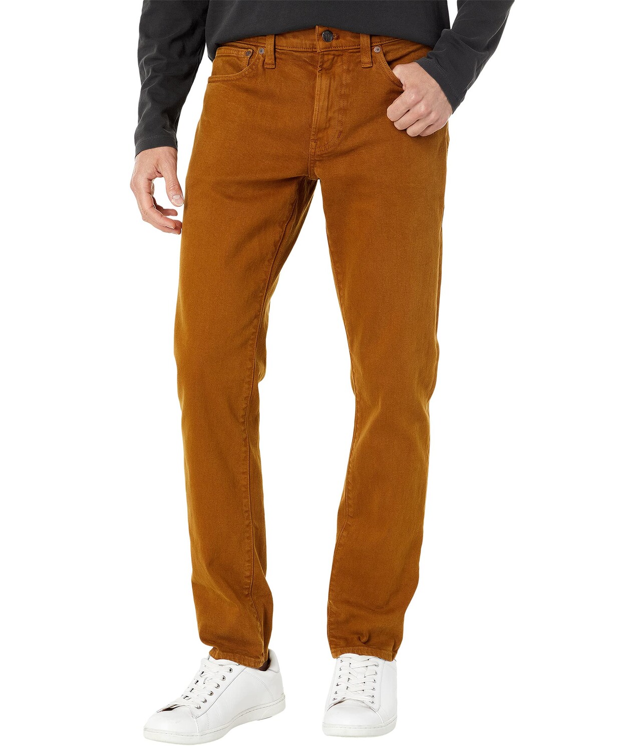 Брюки Madewell, Athletic Slim in Garment Dye in Dried Cedar