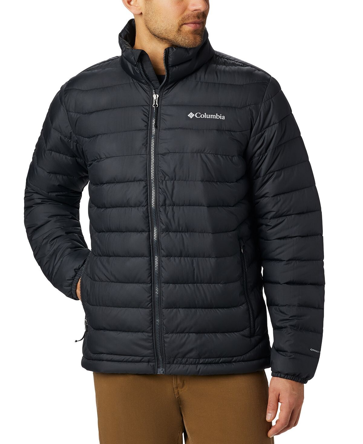 

Мужская водостойкая куртка powder lite Columbia, черный