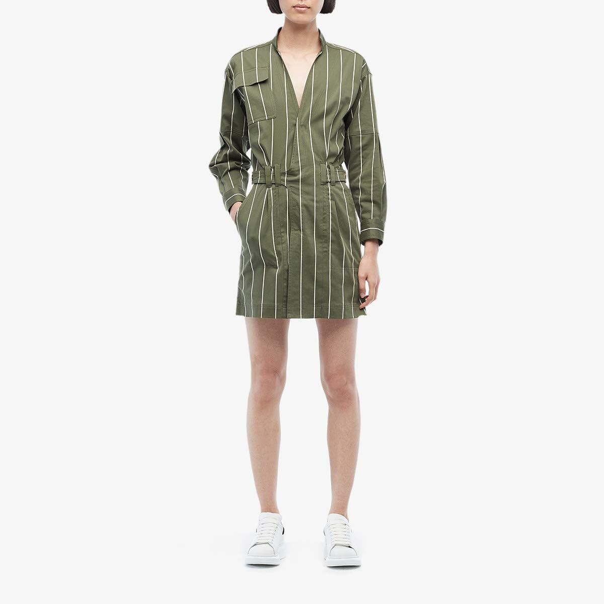 

Платье Derek Lam 10 Crosby, Long Sleeve Utility Wrap Shift Dress