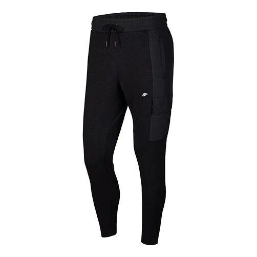 

Спортивные брюки Nike Sportswear Logo Splicing Athleisure Casual Sports, черный
