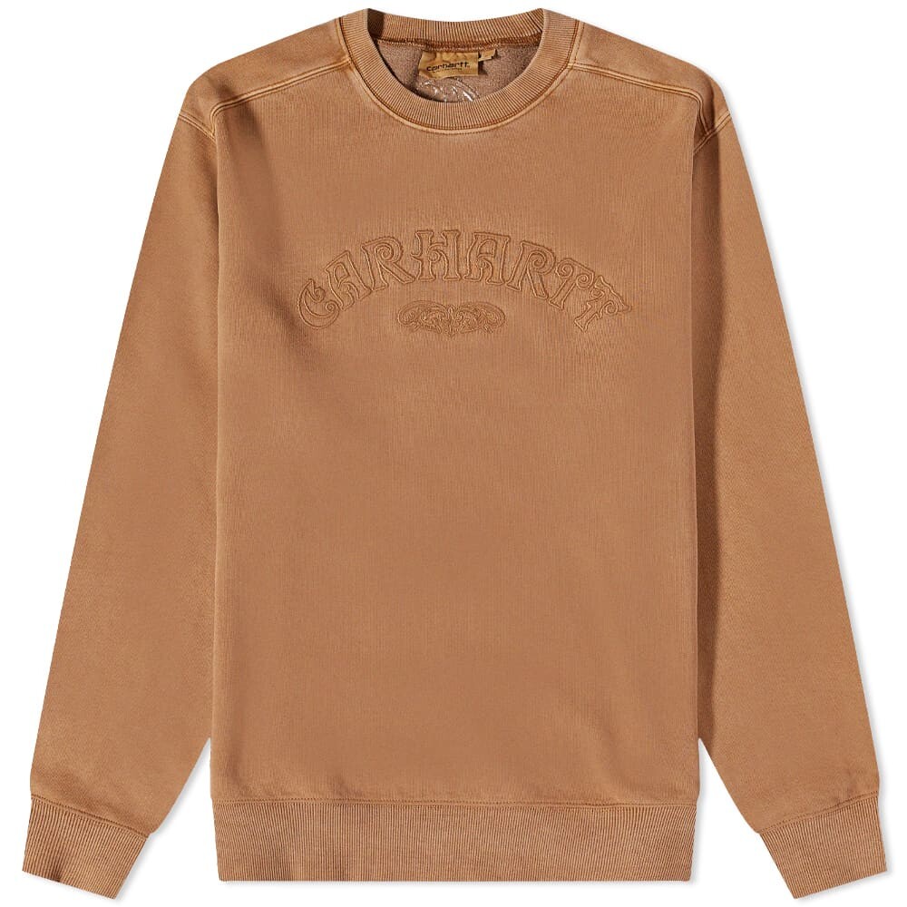 

Толстовка Carhartt WIP Verse Script Sweat, Коричневый