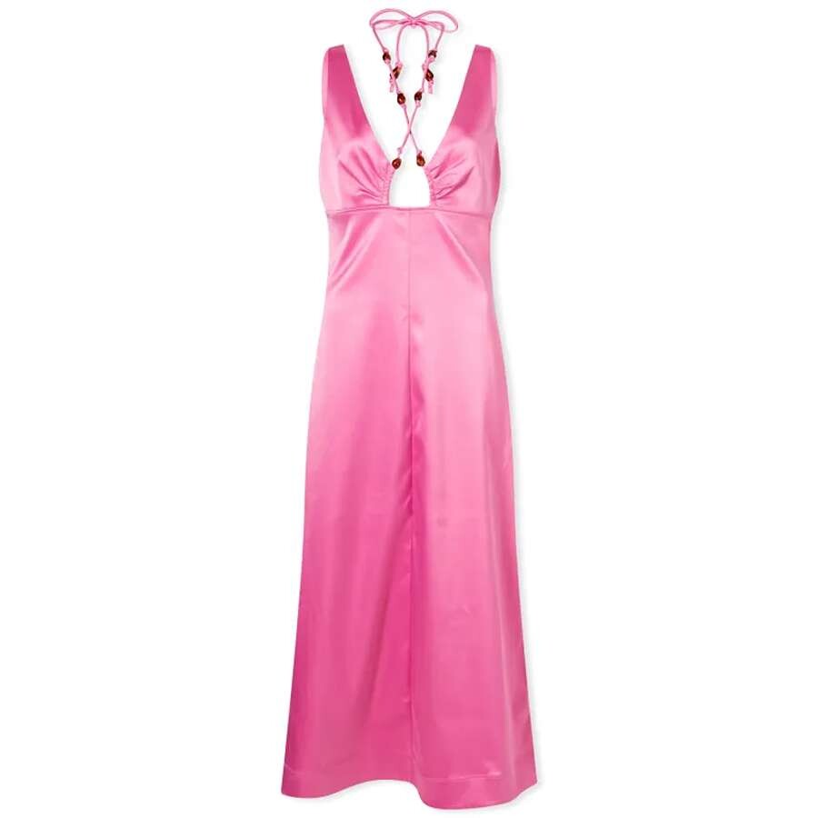 

Платье GANNI Halter Neck, розовый