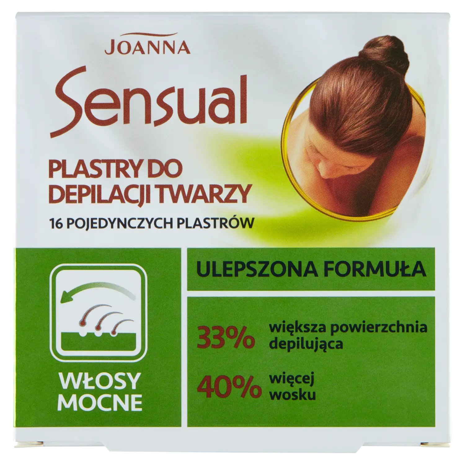 

Joanna Sensual полоски для удаления волос на лице, 16 шт./1 упаковка