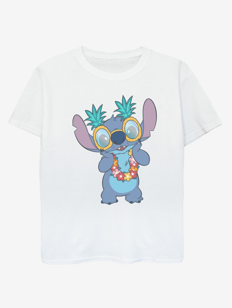 

NW2 Lilo & Stitch Tropical Fun Kids Белая футболка George., белый