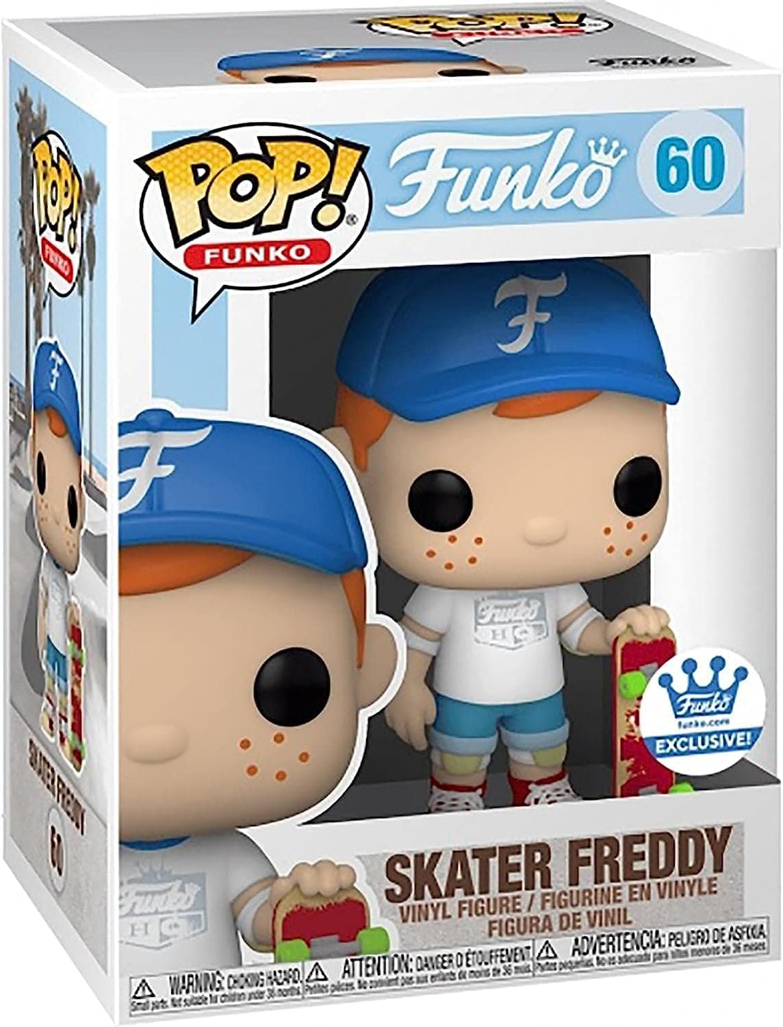 Фигурка Funko POP! Funko: Skater Freddy Funko Exclusive подшипник 608 2rsh skf для самокатов роликов скейтов