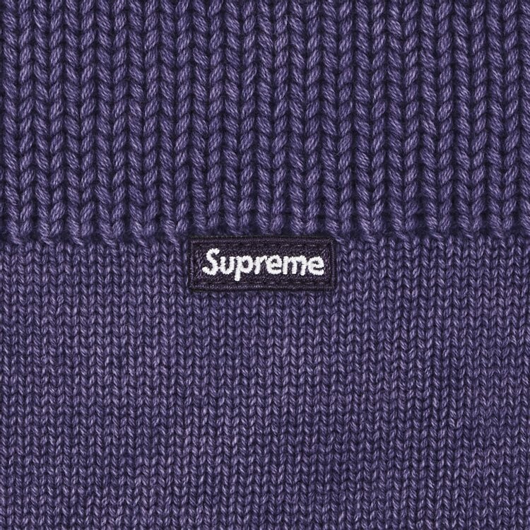 Свитер Supreme Small Box Stripe Sweater 'Purple', фиолетовый