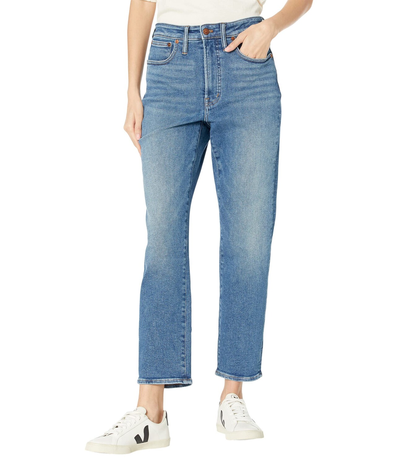 

Джинсы Madewell, The Curvy Perfect Vintage Jean in Melgrove Wash