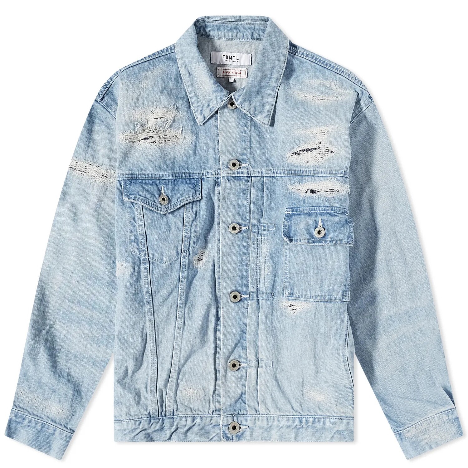 

Куртка джинсовая Fdmtl Denim, голубой, Синий