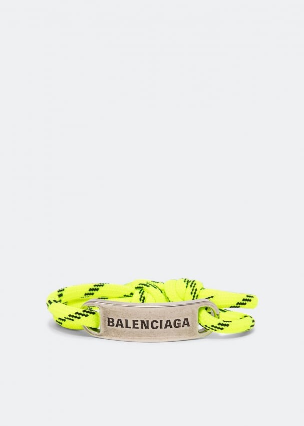 

Браслет BALENCIAGA Plate bracelet, желтый