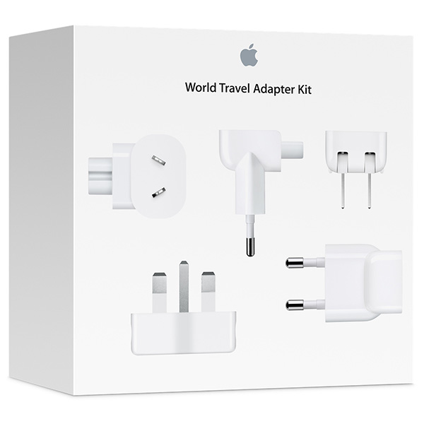Набор адаптеров Apple World Travel Adapter Kit, белый kundal travel kit детская присыпка набор из 5 предметов