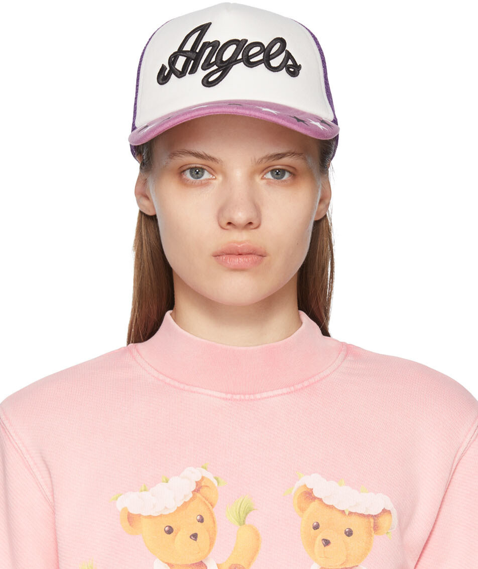 

Фиолетовая кепка ангелов Palm Angels