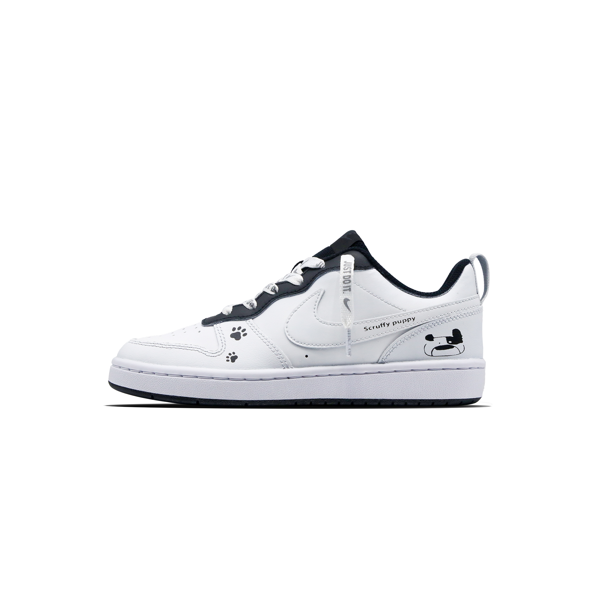 

Кроссовки Nike Court Borough 2 Skateboarding Shoes Women's Low-top Black/White, черный/белый