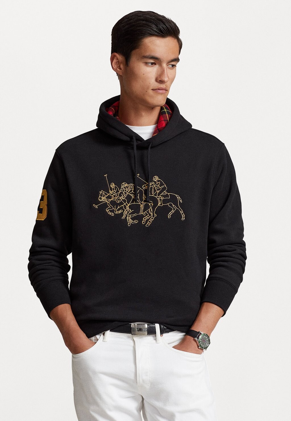 Толстовка Polo Ralph Lauren HOOD LONG SLEEVE, черный