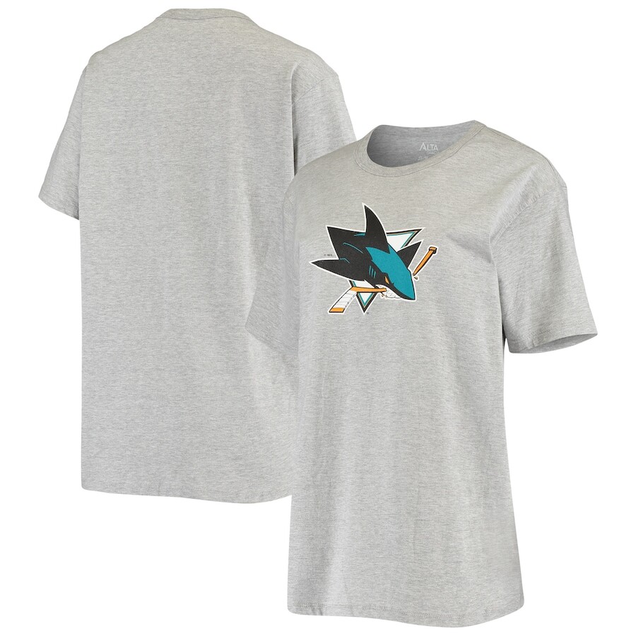 

Футболка с коротким рукавом Alta Gracia San Jose Sharks, серый