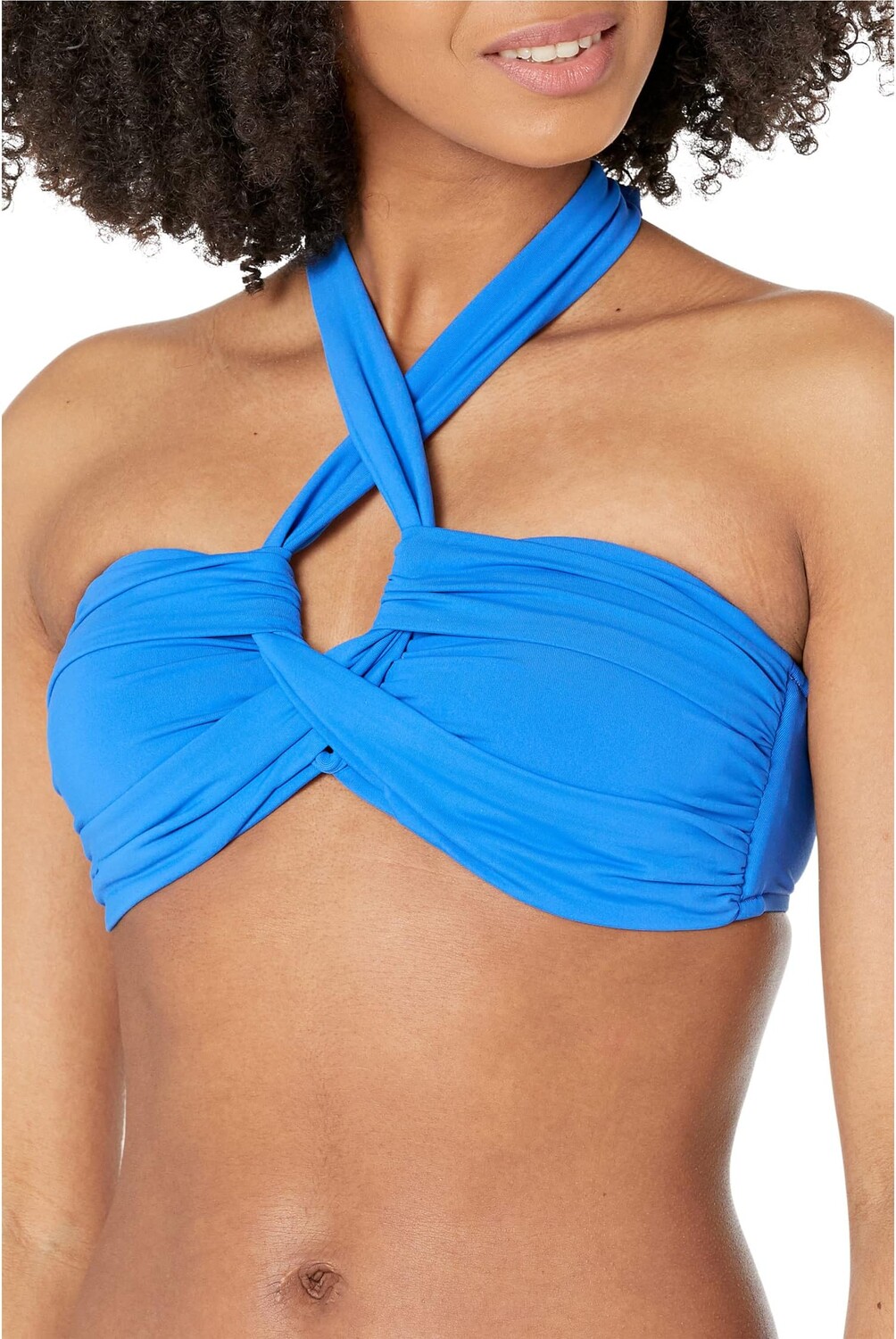 

Коллективное бандо Seafolly с лямкой на шее, цвет Azure
