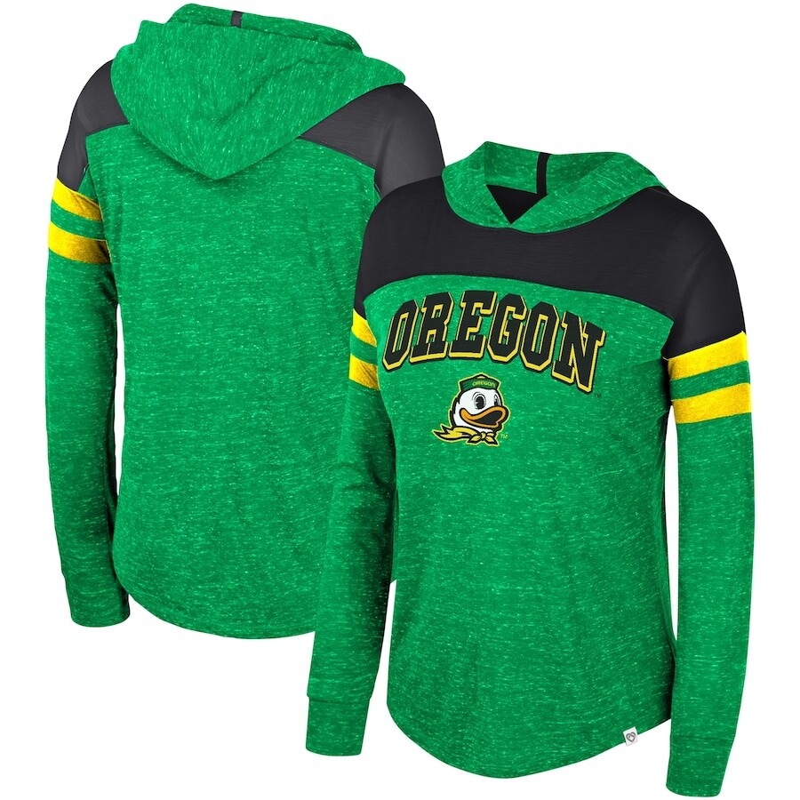 

Футболка с длинным рукавом Colosseum Oregon Ducks, зеленый