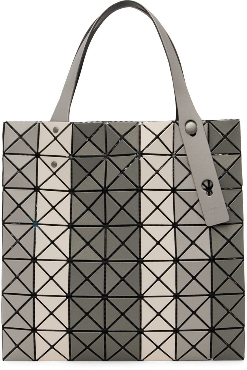 

Серая сумка-тоут в полоску Prism BAO BAO ISSEY MIYAKE