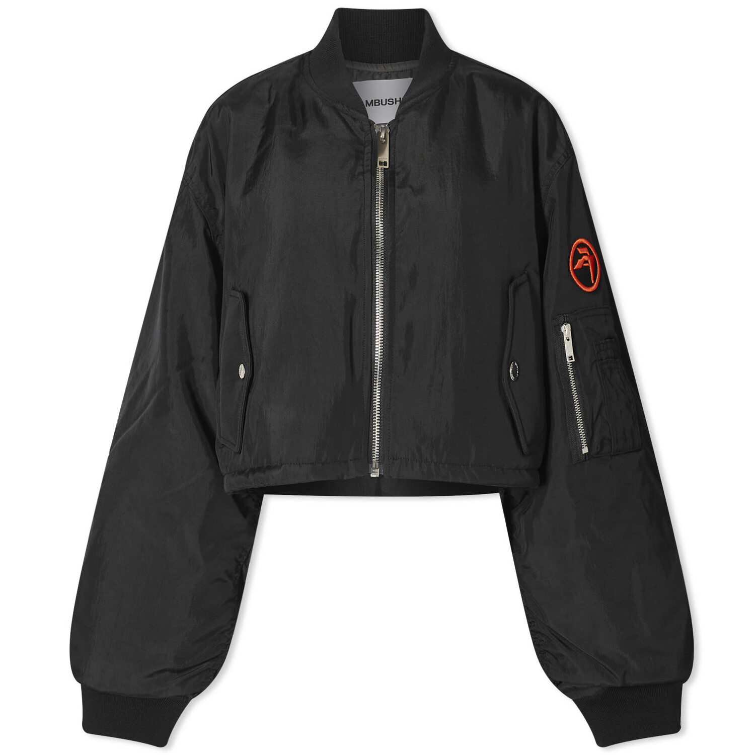 

Куртка Ambush Cropped Patch Bomber, цвет Tap Shoe No Color