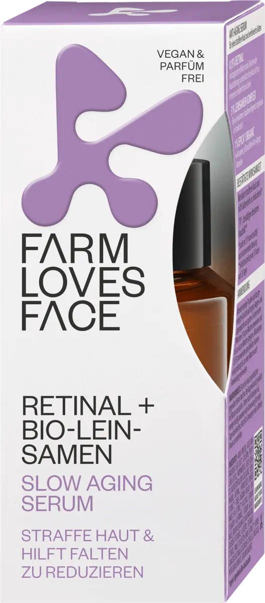 

Сыворотка Slow Aging Retinal + органическое льняное семя 280мл Farm Loves Face
