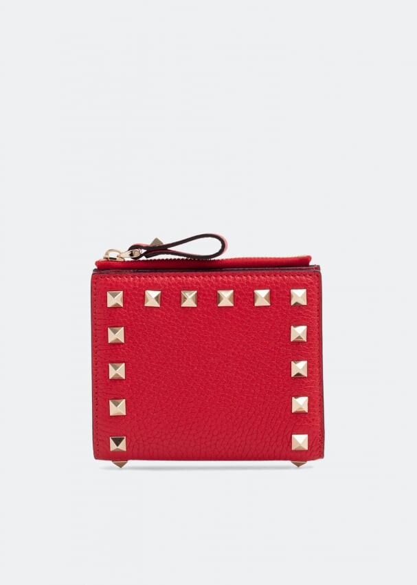 

Кошелек VALENTINO GARAVANI Rockstud wallet, красный