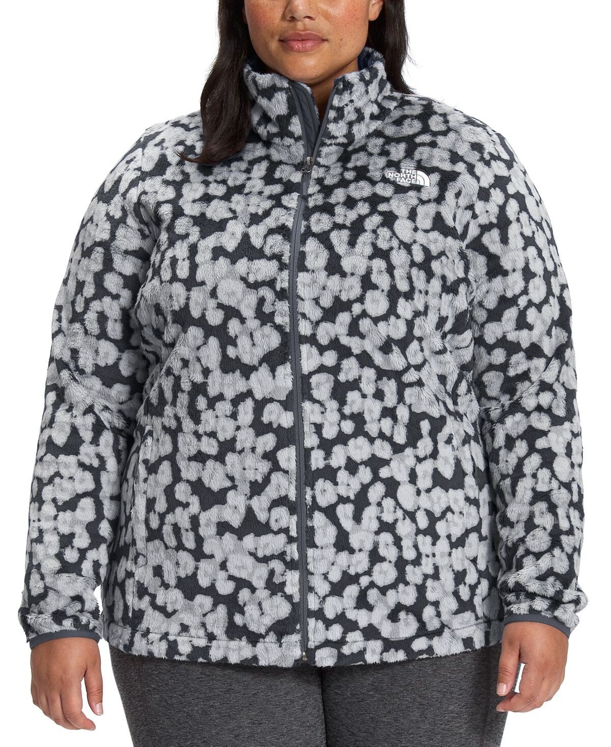

Женская куртка osito больших размеров с принтом The North Face, мульти, Серый