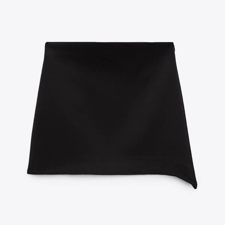 

Юбка Zara Peaked Mini, черный