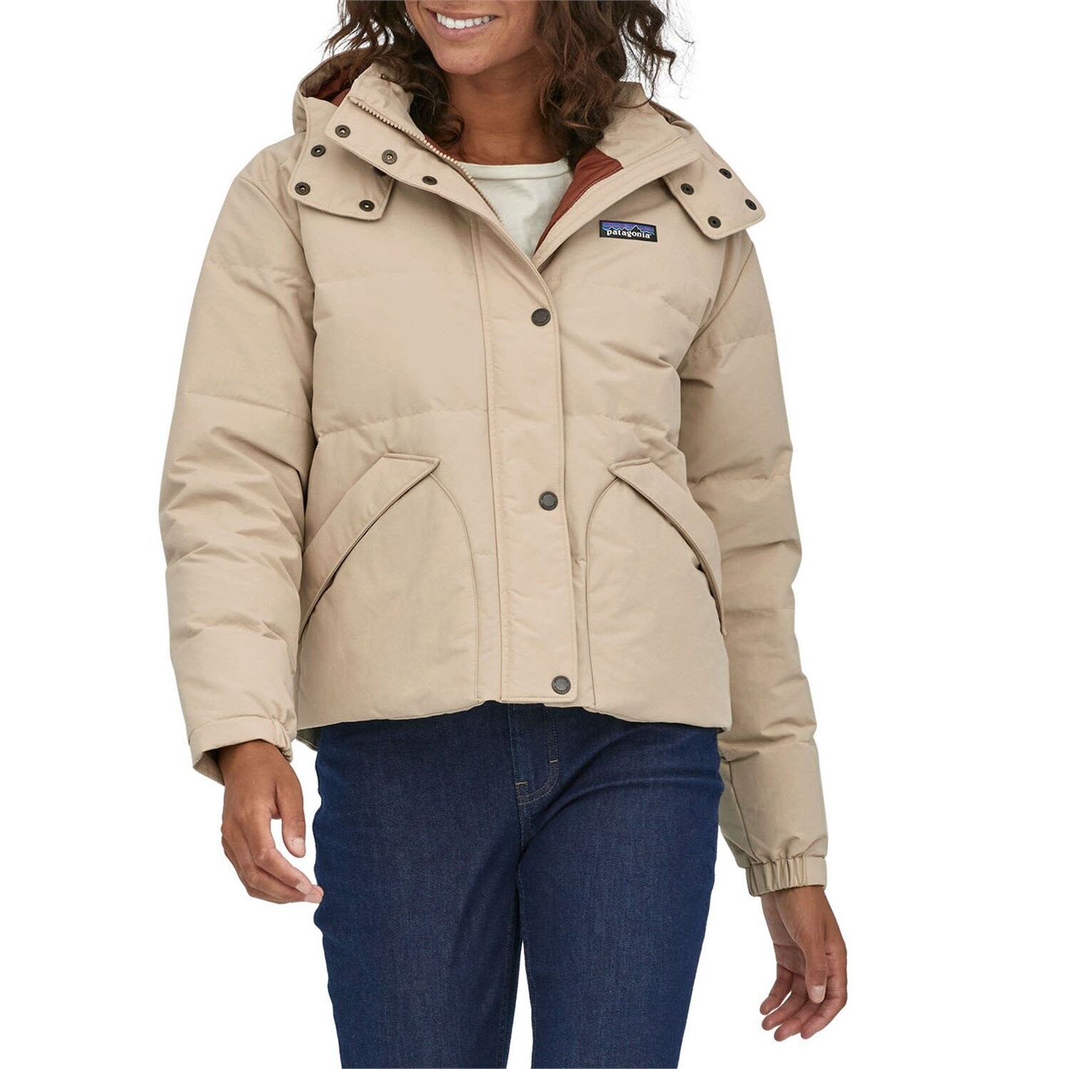 

Куртка Patagonia Downdrift - женская, oar tan