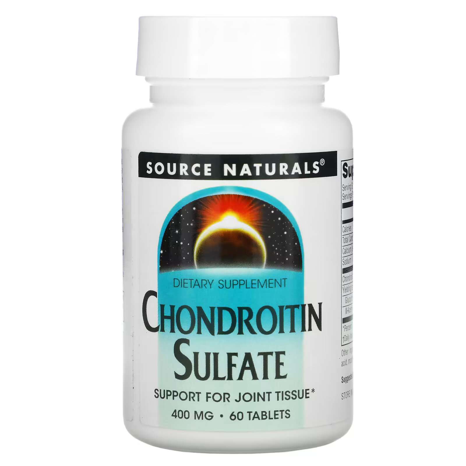 Source Naturals, Chondroitin Sulfate, 400 мг, 60 таблеток source naturals chondroitin sulfate 400 мг 60 таблеток