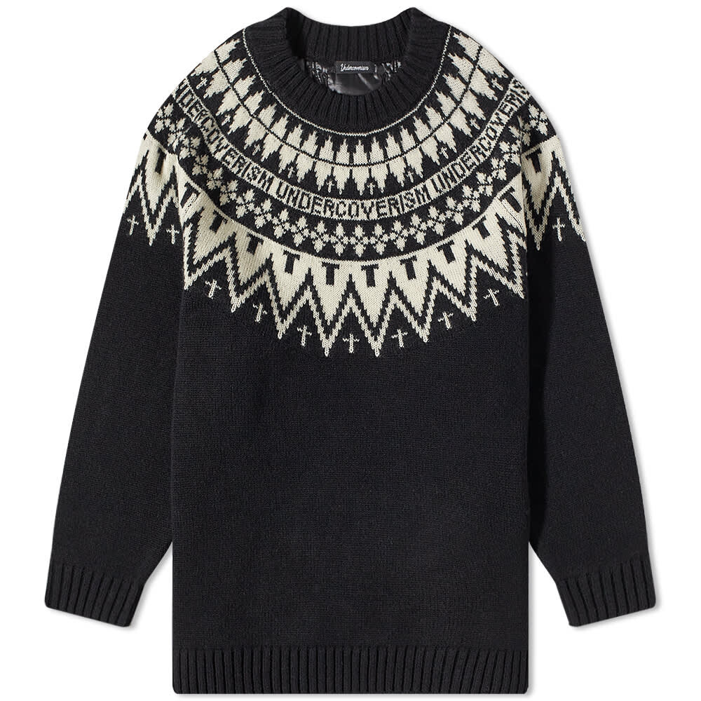 

Джемпер Undercoverism Fairisle Down Knit, Черный