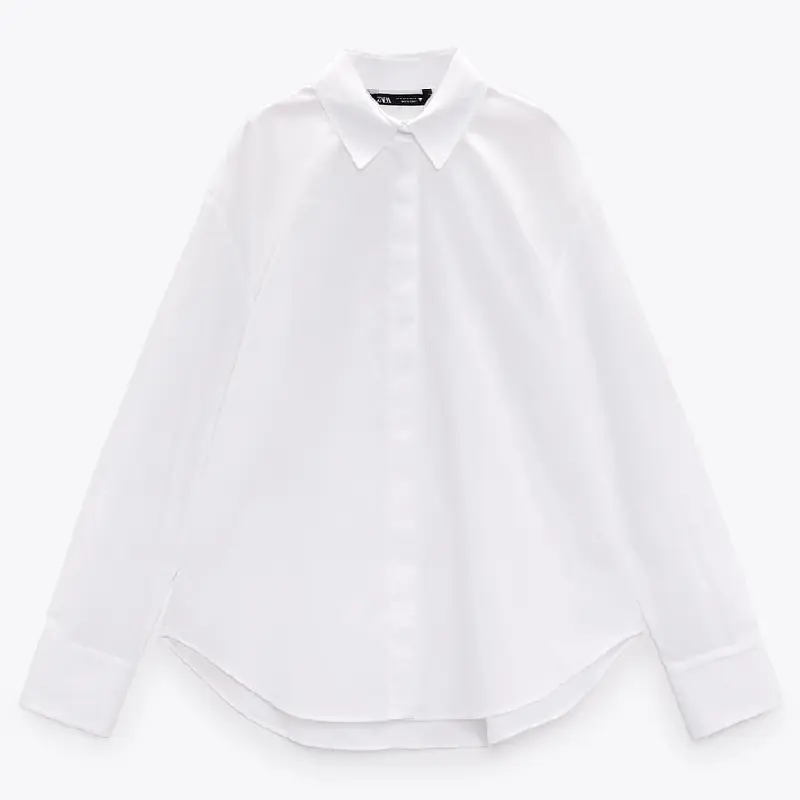 

Рубашка Zara Poplin, белый