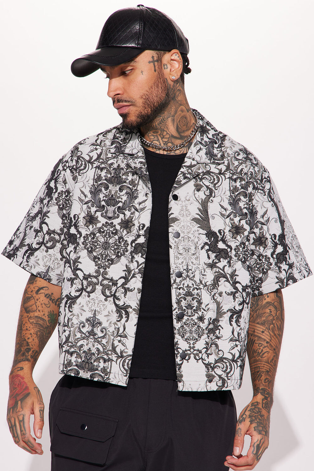 

Рубашка Fashion Nova ZDF01V310096, серый