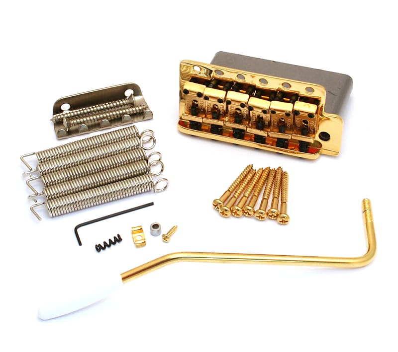 Fender stratocaster gold tremolo outlet bridge