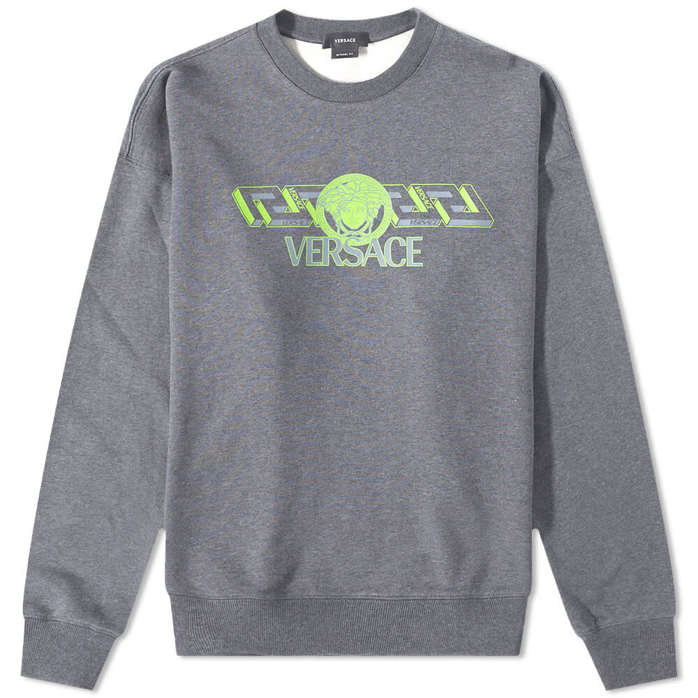 

Толстовка Versace Greek Band Logo Crew Sweat