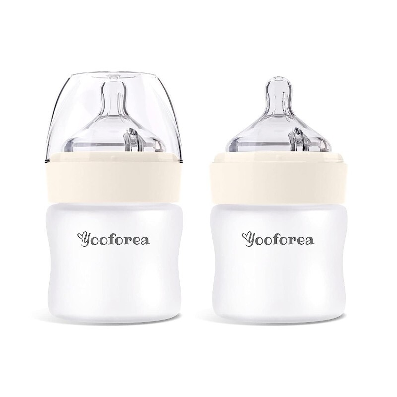 

Бутылочки для кормления 2 шт. по 90 мл Yooforea Anti-Colic, кремовый