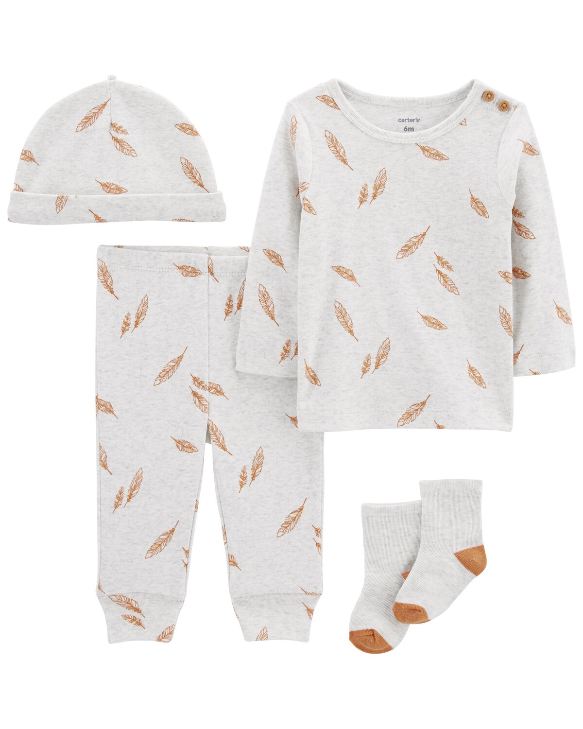 

Детский набор Take-Me-Home из 4 предметов Carter's, вереск
