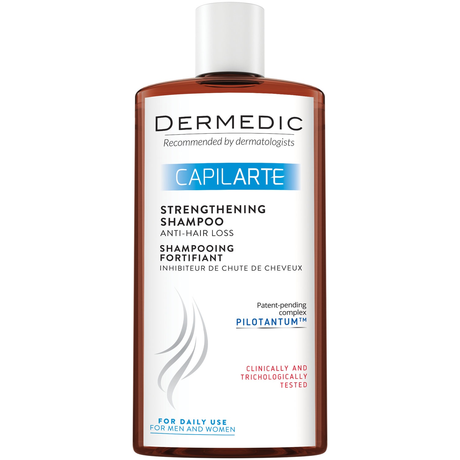 Dermedic Capilarte укрепляющий шампунь, препятствующий выпадению волос, 300 мл dermedic capilarte шампунь стимулирующий рост волос 300 мл