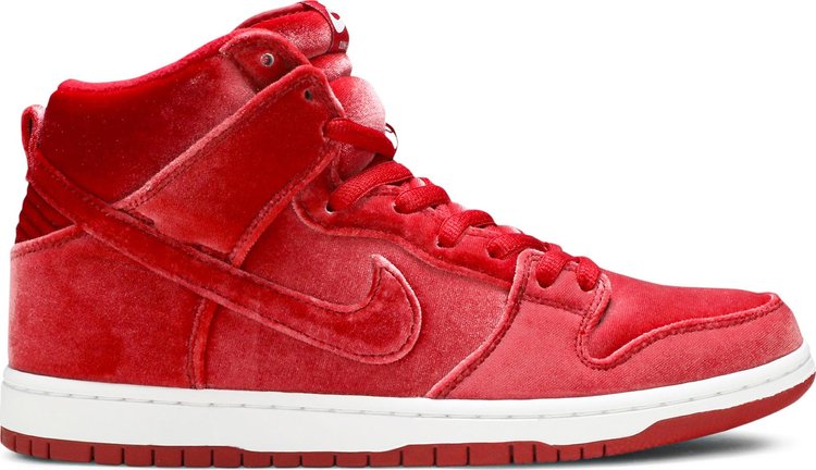 Nike dunk on sale high red velvet