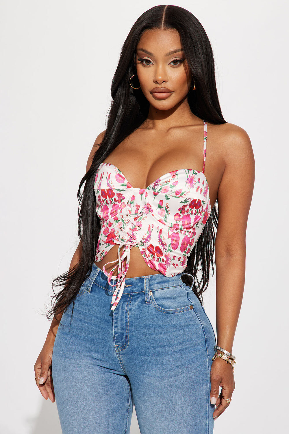 

Топ Fashion Nova 23GWF1116, розовый