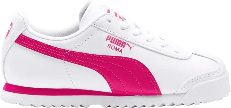 

Кроссовки Puma Roma Basic Jr White Fuchsia Purple, белый