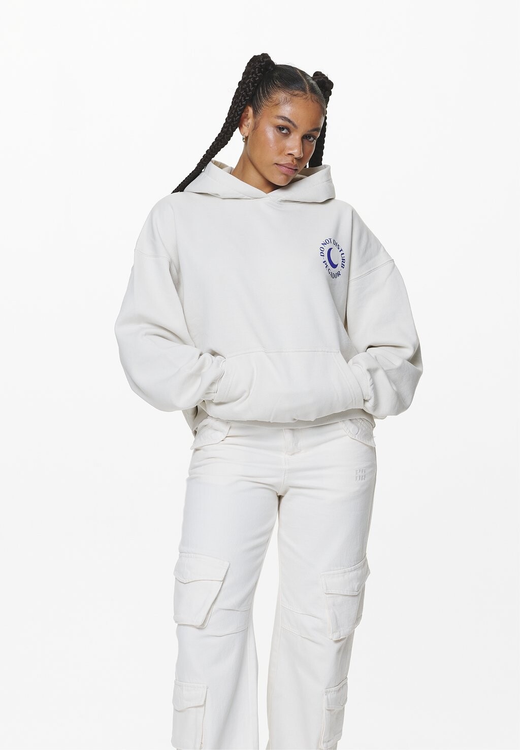 

Толстовка EKNE OVERSIZED HOODIE Pegador, цвет washed salty cream