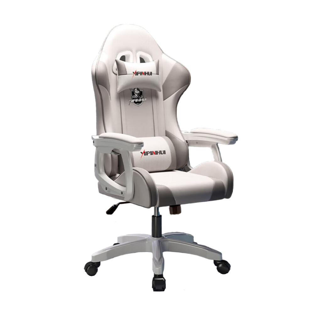 

Игровое кресло Yipinhui DJ-06, 3 Gen, сталь, белый/серый